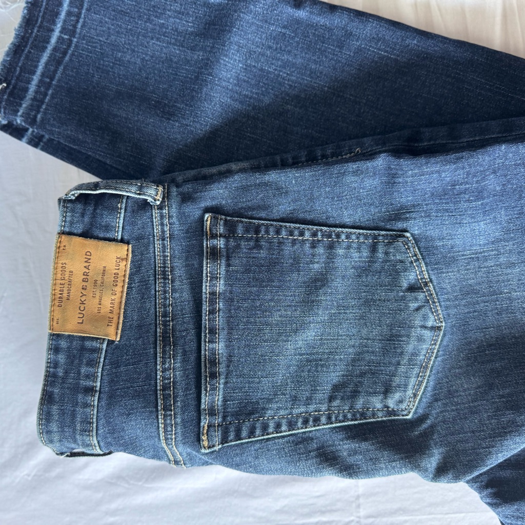 Lucky Brand Blue Straight Jeans Classic Denim